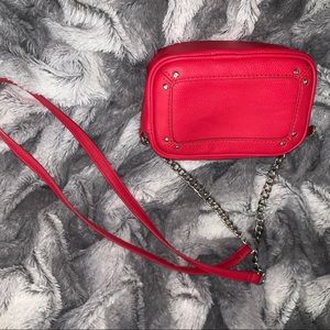 Mini red Express crossbody